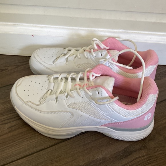 FitVille Women's Court Tennis Shoes Comfortable Athletic Sneakers size 9W white - Picture 2 of 4